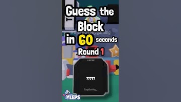 Guess the Yeeps Block in 60 Seconds! Round 1…