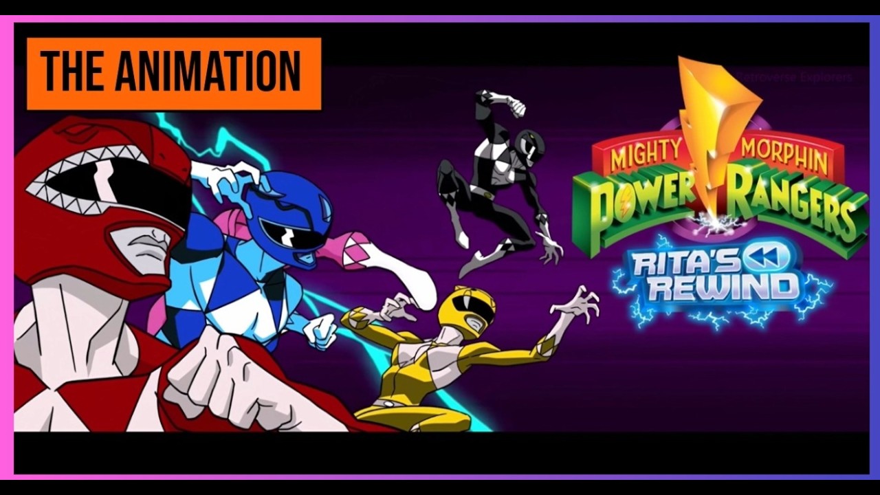 Mighty Morphin Power Rangers Intro Animation - YouTube