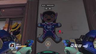 Overwatch Eichenwalde ATTACK DVa 0Death