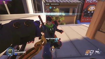 Overwatch spawncamping with roadhog and doomfist