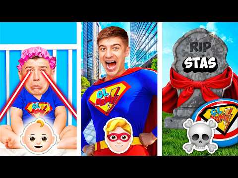 VON DER GEBURT BIS ZUM TOD IN 24 STUNDEN EINES SUPERHELDEN!