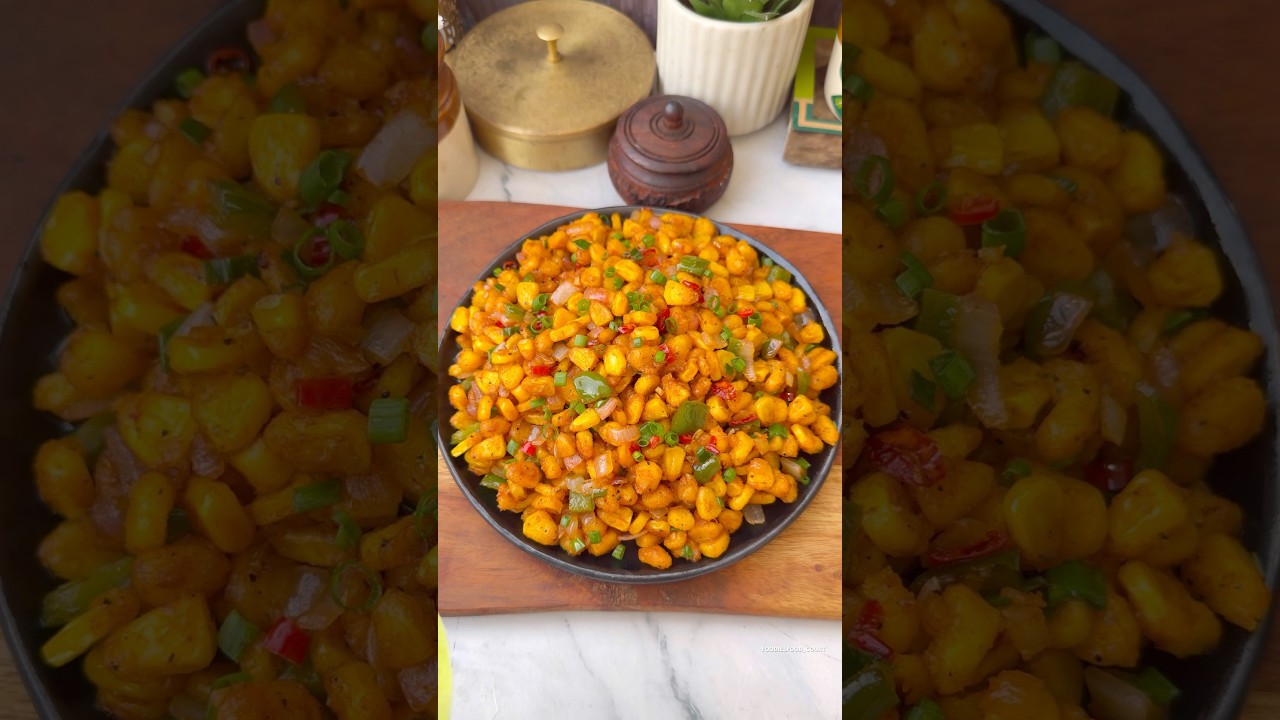 Monsoon Special Crispy Corn Chilli😍 