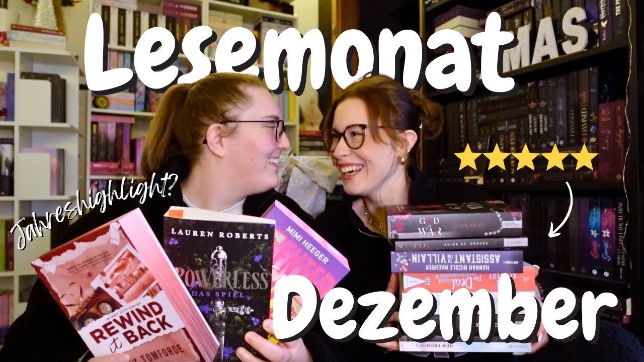 Lesemonat Dezember⭐️ | Alle Bücher die wir gelesen haben!
