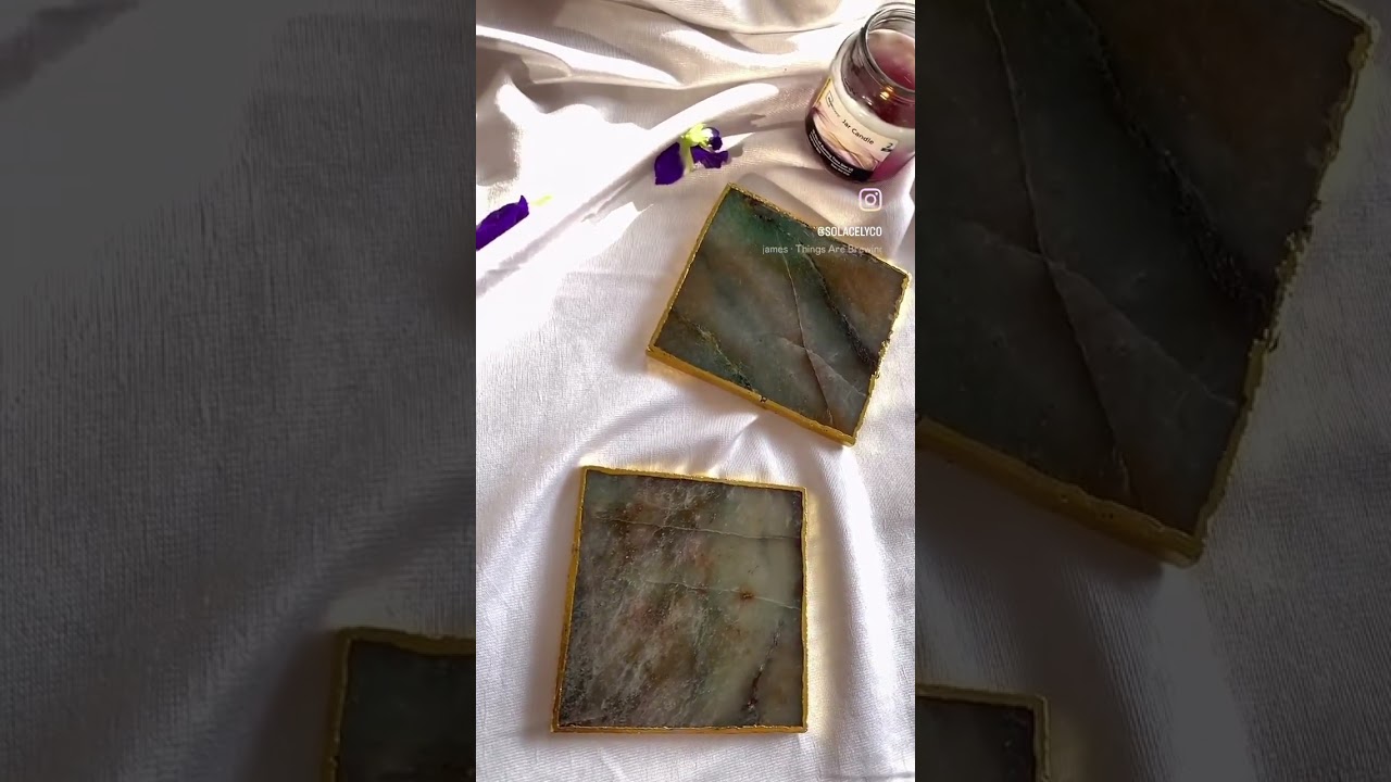 Our newly Launched Natural Green Jade Coster!! 