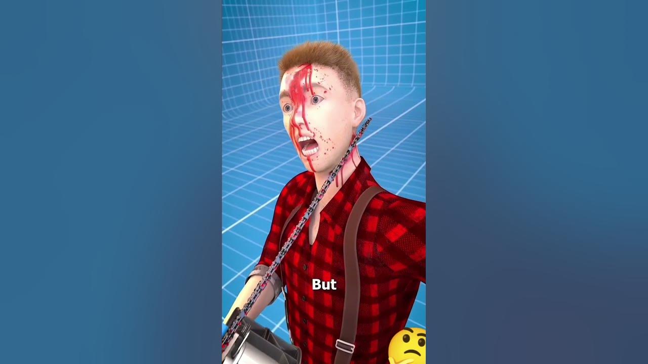 How Chainsaw Kickback Works😬 How Chainsaw Kickback Works😬