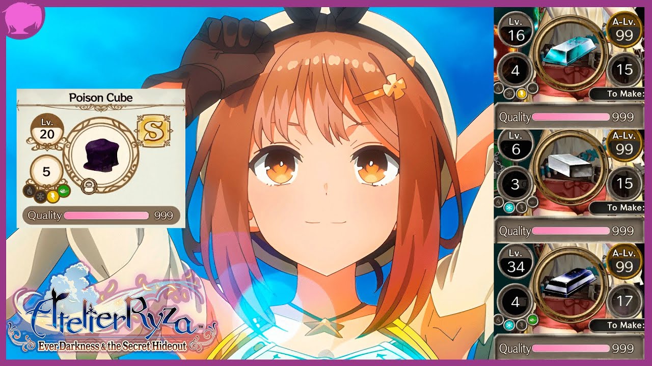 How To Make 999 Quality Items Atelier Ryza YouTube