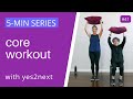 5 MINUTE CORE WORKOUT | Seniors, beginners