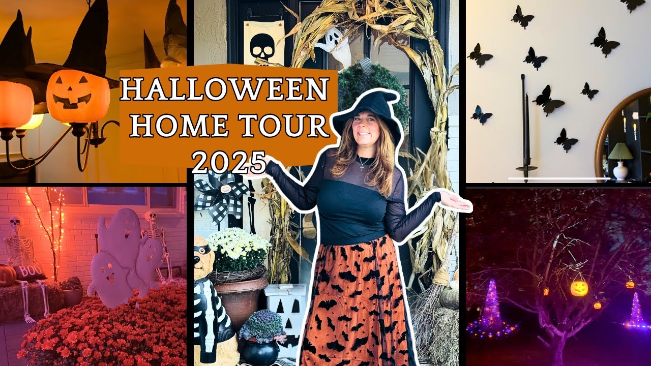 🎃 See My Spooky Halloween House Tour 2025! 🎃 - YouTube
