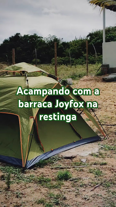 Barraca Joy Fox em um canto de paz na restinga 🌿🏕️ - #shortsvideos #restinga #barraca #camping