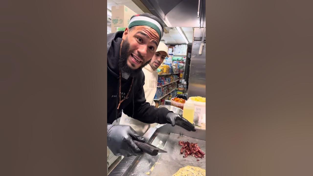 Halal bacon Oreo egg and cheese The ocky way YouTube