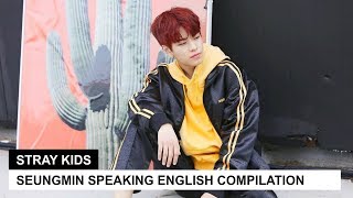 STRAY KIDS' SEUNGMIN SPEAKING ENGLISH | Pt. 1