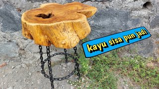 Emang boleh secakep ini? Bikin meja kayu dan rantai besi