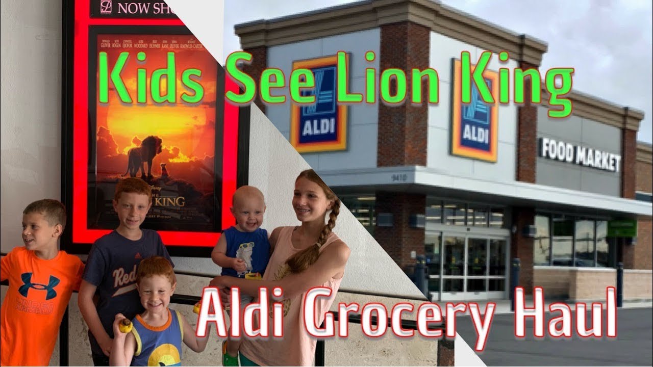 daily vlog youtube The Lion King Movie And an Aldi Haul, That's Tuesday