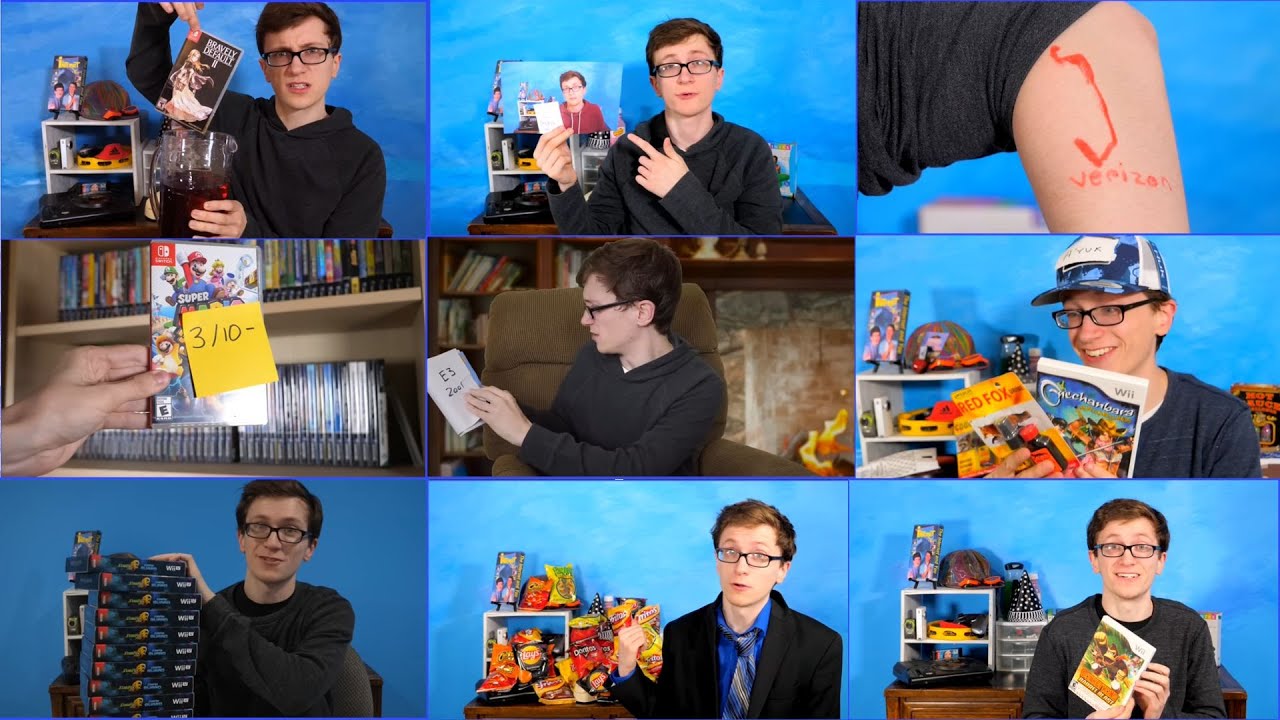 scott the woz but it's every outro gag in season 5