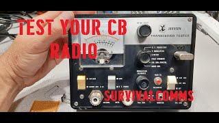 CB Radio test equipment - Johnson 250-0718-001 Transceiver Tester