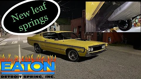 New performance leaf spring install-(68-69 ford Fairlane/Torino).