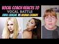 Vocal Coach Reacts to Avril Lavigne Vs Ariana Grande VOCAL BATTLE