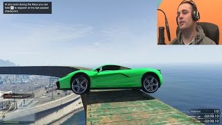 Skacemo na zgradu i voznja po WALLRIDE! GTA V TRKE ONLINE