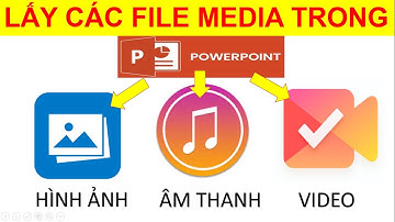 Cách lấy file video, audio ra khỏi slide Powerpoint