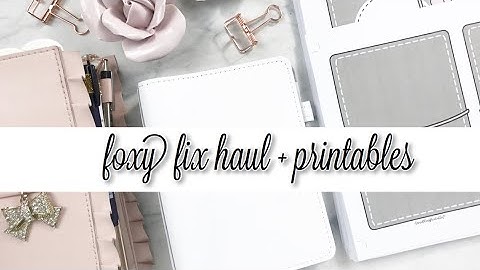 Foxy Fix Haul + Printables Im Using | At Home With Quita