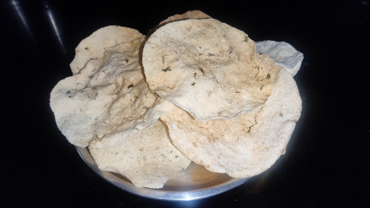 Aloo aur sabudana ke papad 