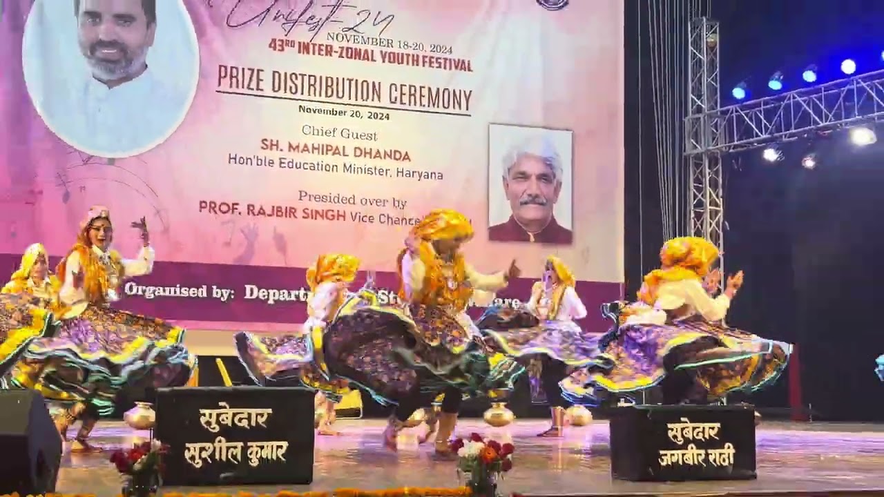 2. Unifest-2024, 43rd Inter-Zonal Youth Festival, MDU Rohtak. 