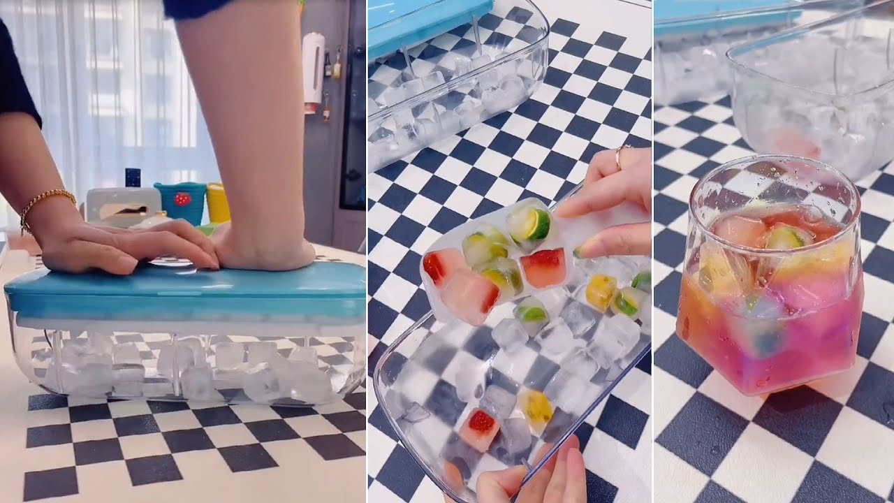 This Double-Layer Ice Cube Bin from Hubee Is a Small-Space Game Changer