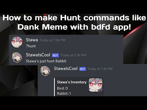 BDFD - How to make Hunt command like Dank Meme