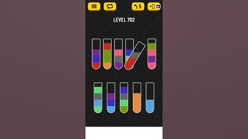 【Water Sort Puzzle】 Level 702