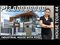 A corner lot and modern industrial house with pool for sale in angeles city pampanga  house tour 44