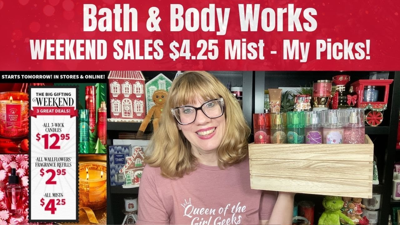 Bath & Body Works WEEKEND SALES $4.25 Mist - My Picks! 