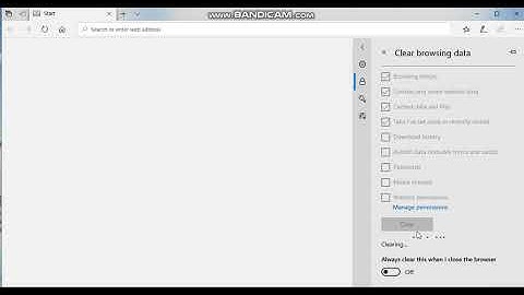 How to CLEAR COOKIES & CACHE in Microsoft EDGE?