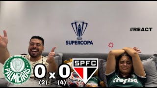 REACT REAÇÕES PALMEIRAS x SÃO PAULO SUPERCOPA DO BRASIL