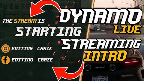 How To Make Live Streaming Intro Like Dynamo ll Dynamo Jaisa Live Streaming Intro Kaise Bnate Hai ll