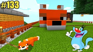 #133 | Minecraft | Making House For Foxy With Oggy And Jack | Minecraft Pe | In Hindi | Survival screenshot 3