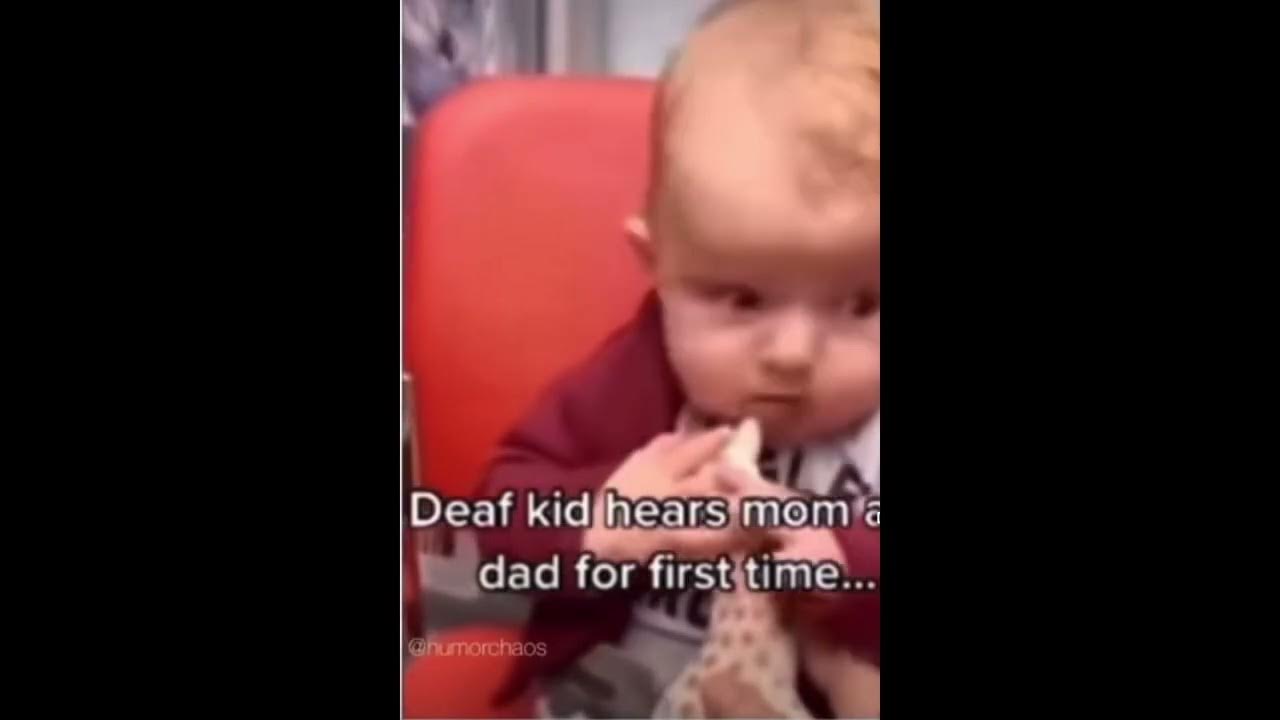 Deaf kid screaming meme YouTube