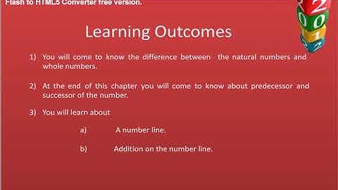CBSE Standard 6 chapter 2  WHOLE NUMBERS part 1 Learning Outcomes
