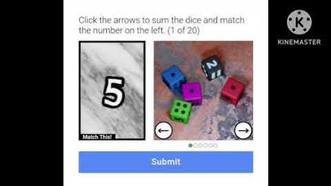 Fix Click the arrows sum the dice and match the number on the left Puzzle Verification Problem solve