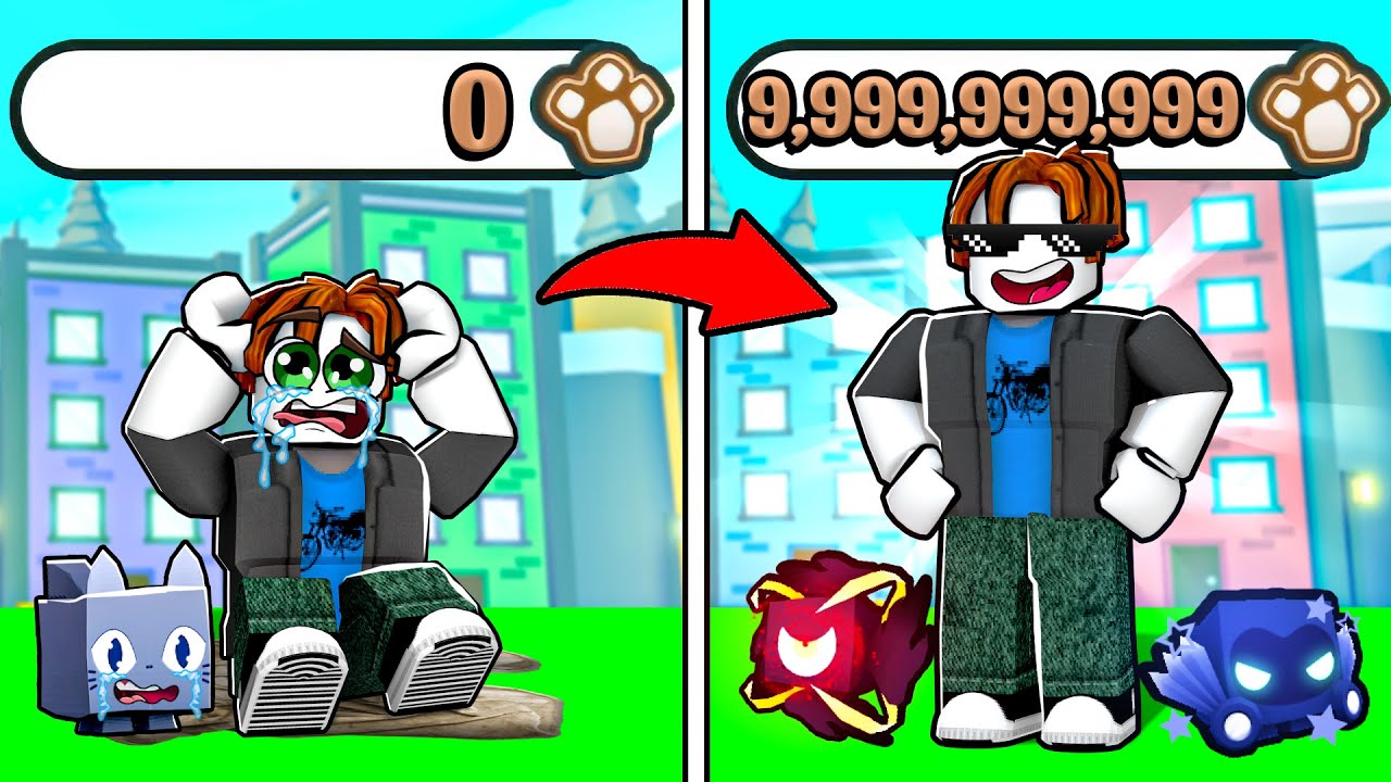 POOR NOOB to RICH! NO ROBUX! | Pet Simulator X