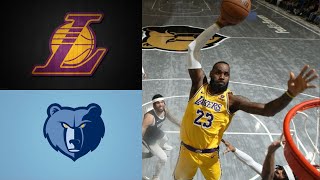 Lakers Vs Grizzlies Lakers Gametimetv Lakers Highlights