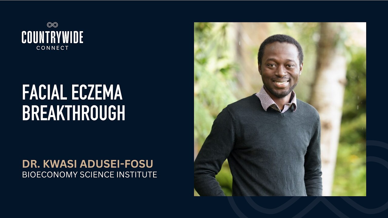 Facial Eczema Breakthrough // Dr. Kwasi Adusei-Fosu, Bioeconomy Science Institute