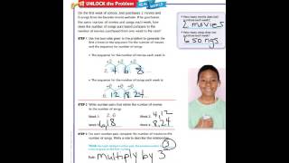 Lesson 9.5 Numerical Patterns