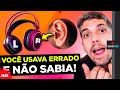 Teste seu FONE DE OUVIDO LR (ESQUERDA DIREITA) na Posição Correta!