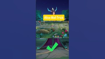 Alice Wall Trick #mobilelegends #mlbb #tutorial