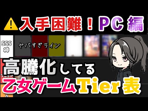 Hardest to Find: SSS] Tier List of Expensive/Rare PC Otome Games