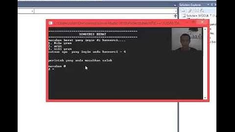 PROGRAM KONVERSI BERAT