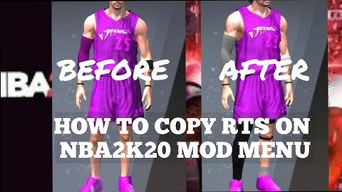 TUTORIAL ON HOW TO COPY RTS NBA2K20 MOD MENU