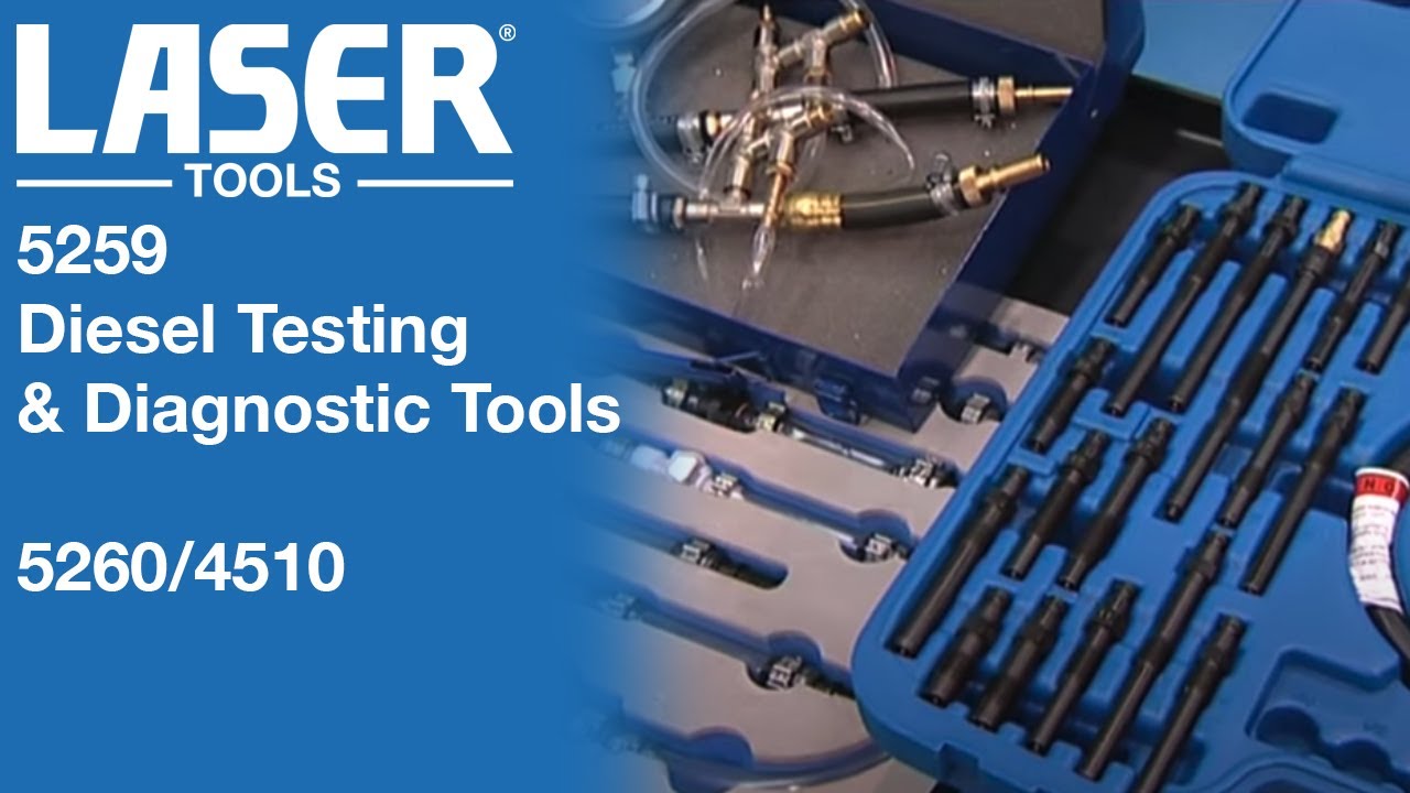 Laser Tools 4510 Diesel Engine Compression Master Test Kit