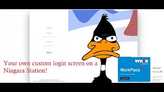 Niagara4 Custom Login Screen