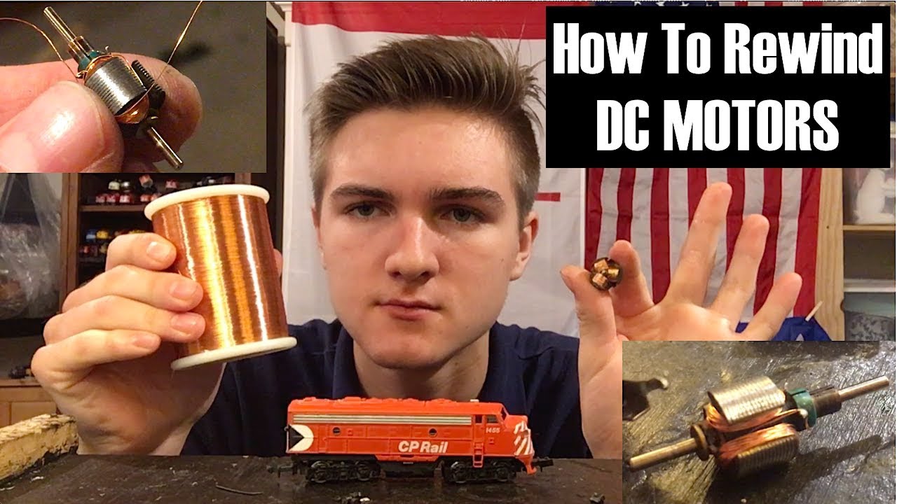 How to Rewind 3 Pole DC Motors Rebuilding Model Train Motors YouTube